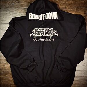 Black Adult Warm Cozy Hoodie Boogie Down Bronx Design New